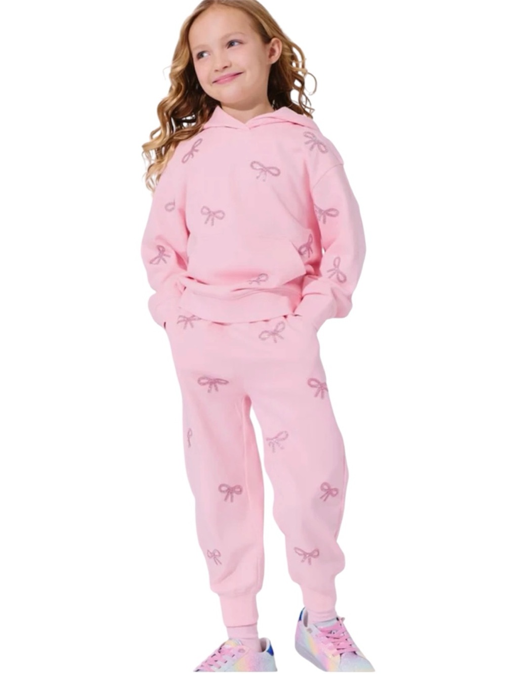 Lola + The Boys Pretty In Crystal Bows Set Size 4T